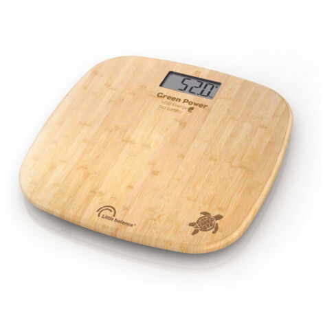 Pese personnes Little Balance Soft Bambou Tortue USB-R Bois clair