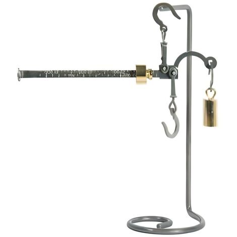 Pèse-poids, Balance coulissante polie 1,3 Kg coloris Gris