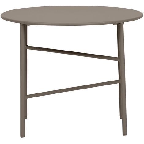 Pesetos table de jardin table d'appoint Ø50cm H40cm noyer décor.