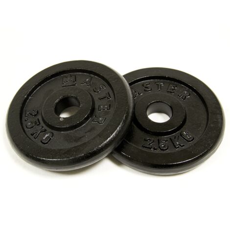 Pesi in ghisa 2 x 2,5 kg MASTER