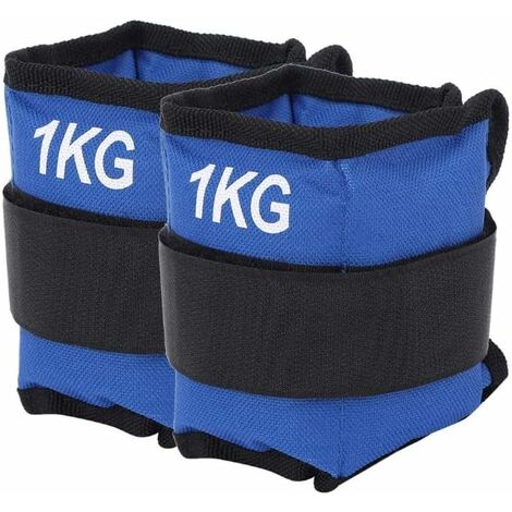 Pesi Polsi e Caviglie Wrist/Ankle Weights (2 x 1 kg) con Cinturino Regolabile