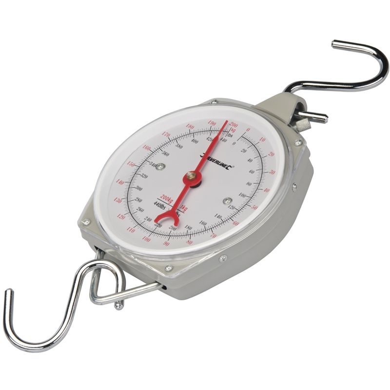 Peson À Cadran Robuste 200 Kg Silverline 251087