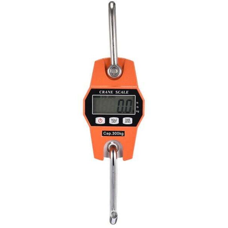 Basetbl - Peson Electronique 300kg Balance Crochet Suspendu Dynamomètre lcd Crochet Peseur Industrielle Pèse Poids 300kg/600lbs