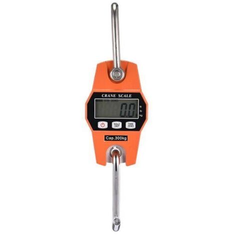 Peson Electronique 300kg Balance Crochet Suspendu Dynamomtre LCD Crochet Peseur Industrielle Pse Poids 300kg/600lbs YYV