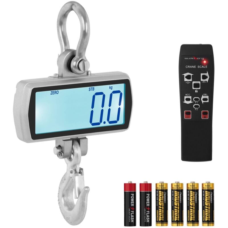 Steinberg Systems - Peson Électronique Digital Balance Industrielle Crochet Télécommande 1t ±500g
