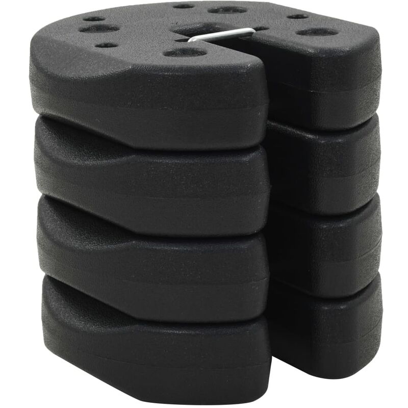 

Pesos para cenador 4 unidades negro 220x30 mm hormigón - Negro