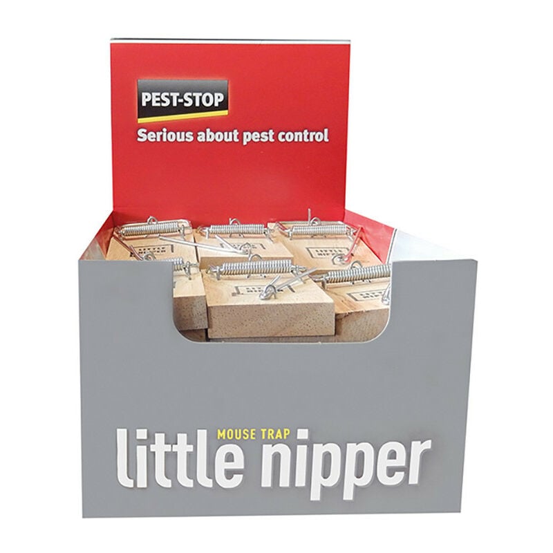 Pest-Stop (Pelsis Group) PRCPSLNM Little Nipper Mouse Trap (Box 30)