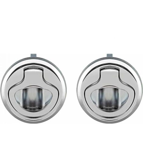 Pestillo de escotilla empotrado de aleación de zinc – Resistente a la corrosión – Para puertas y cajones de 1 a 10 mm de espesor – Aplicaciones en barcos y autocaravanas