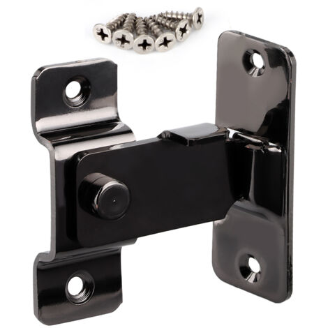 Pestillo de puerta corredera 90 grados ángulo recto hebilla antirrobo accesorios de hardware sistema de seguridad