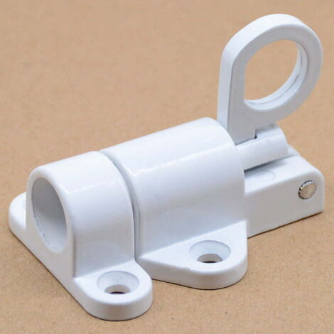 Pestillo de puerta de cierre automático de 6 piezas, cerradura de puerta con resorte, cerrojo, cerradura de seguridad automática para ventanas y puertas, pestillo de puerta con cerrojo de resorte