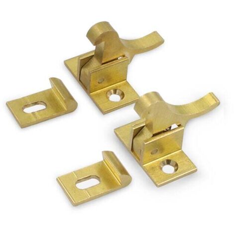 Pestillo de puerta KZQ de 90 grados - Paquete de 2 pestillos deslizantes con hebilla cilíndrica y tornillos para puertas y ventanas de baños, todo tipo de accesorios de interior