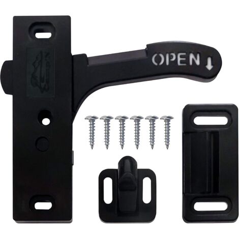 Pestillo para puerta mosquitera de autocaravana (lado derecho) Manija para puerta mosquitera de autocaravana para caravanas, autocaravanas y remolques de viaje, OEM universal