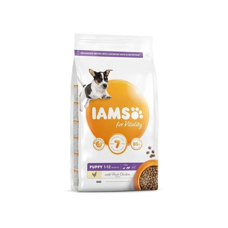 Iams Vitality Puppy Small/Medium Fresh chicken 12kg - 190243