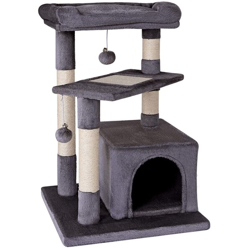 Arbre à chat Laura 50x50x75 cm Gris - @pet