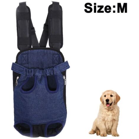 Pet Backpack, Dog Carrier Bag, Adjustable Legs, Portable Pet Travel Bag, Breathable and Comfortable, Especially for Small and Medium Dogs MUMU