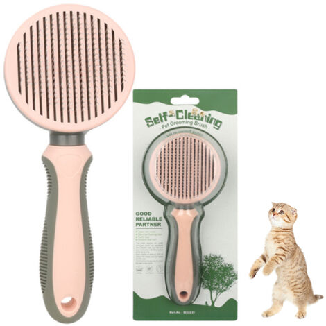 Pet Cleaning Slicker Brush for Shedding Grooming and Dematting Cat Dog Comb for Easily Removes Loose Undercoat and