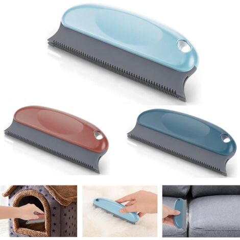 HÉLOISE Pet Hair Brush, Dog Hair Remover for Carpet, Sofa, Cars, Cat Hair Comb, Rubber Pet Hair Brush, Dog Hair Removal Products