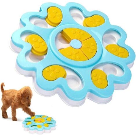 Pet Intelligence Toy Interactive Fun Fun Cache-Cache pour Nourriture traitée Puzzle de Patte Jouet pour Petits Chiens et Chats