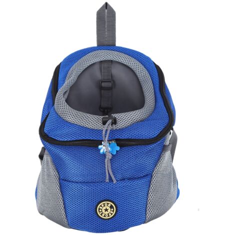 Pet Knapsack Ventilation Comfort Spacious Environmental Protection Nice Appearance Dog BackpackS Blue