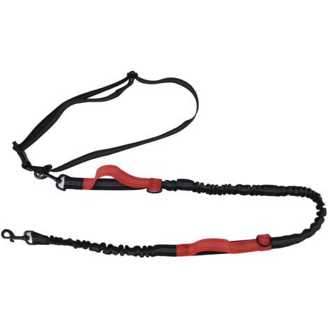 Pet Leash Reflective Retractable Portable Adjustable Dog Traction Rope for Pets Dogs Red