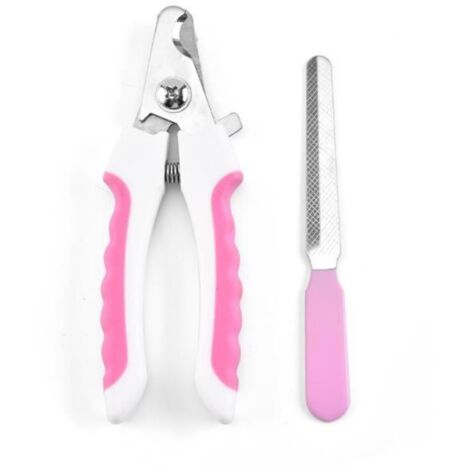 Pet Nail Clipper for Cats and Dogs - Professional Grooming Nail Trimmer with Nail File for Safe and Secure Nail Care