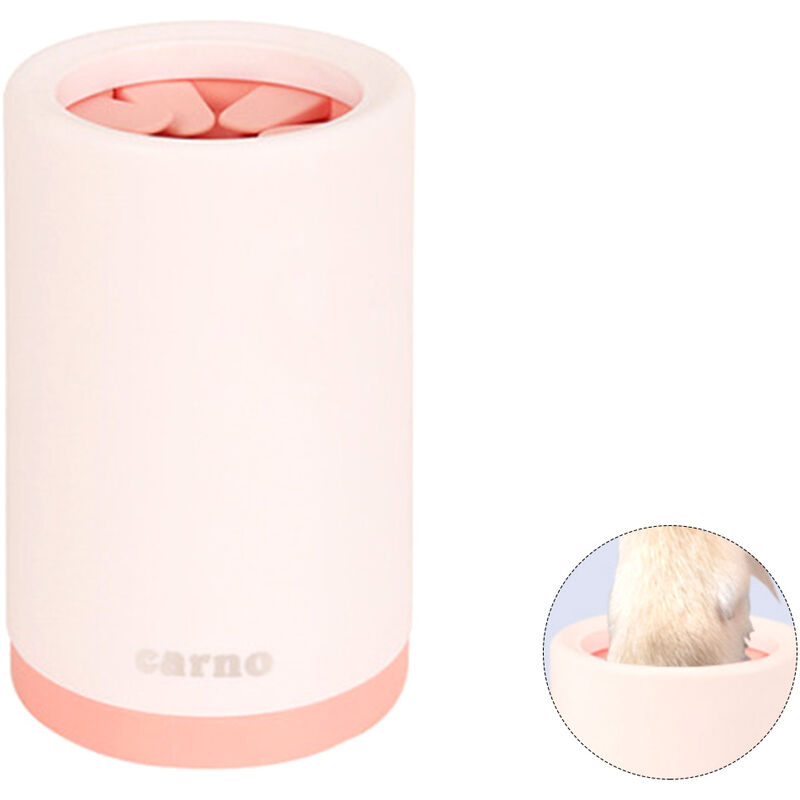 Pet Paw Cleaner Coupe De Patte De Chien Laveuse Dog Brosse Cleaner Muddy Paw Pieds Cleaner Portable Chien Pied Rondelle Verser Causeries Chiens,