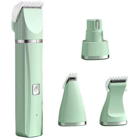 Pet Scissors, Ceramic Blades, Quiet, Cordless Clipper, Green