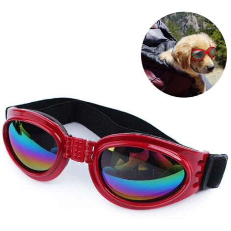 Pet sunglasses with adjustable strap, UV protection, anti-fog for dogs and cats