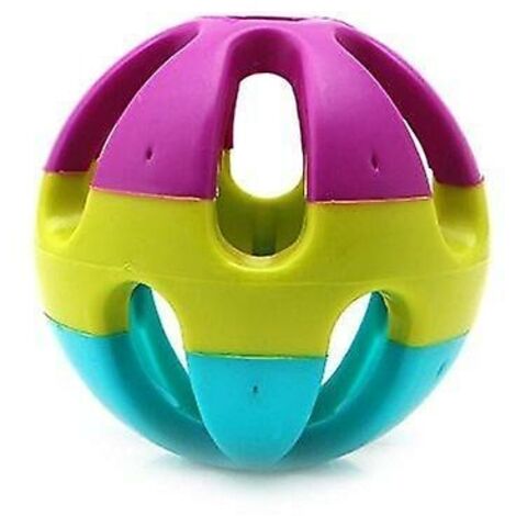 Pet Toys Balle Kring tricolore pour animaux de compagnie (7,5 cm)