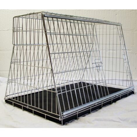 Pet World CDC32 Hatchback Car Dog Cage Crate Pet Travel Guard (81x50x52cm)