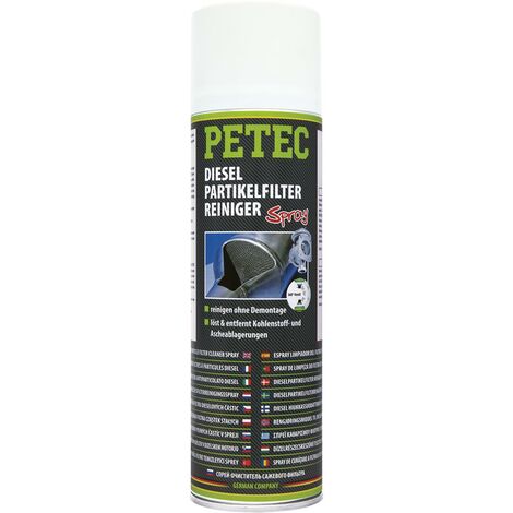 Petec Dieselpartikelfilter Reiniger Spray 400 ml, Schaum