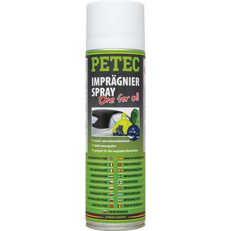 Petec Imprägnierspray 500 ml, geeignet für alle saugenden Materialien