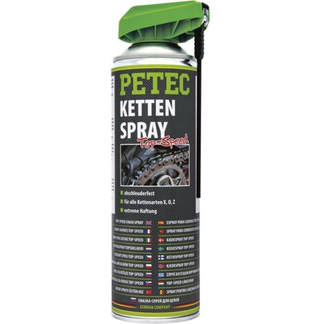 Petec Kettenspray 500 ml für alle Kettenarten X, 0, Z