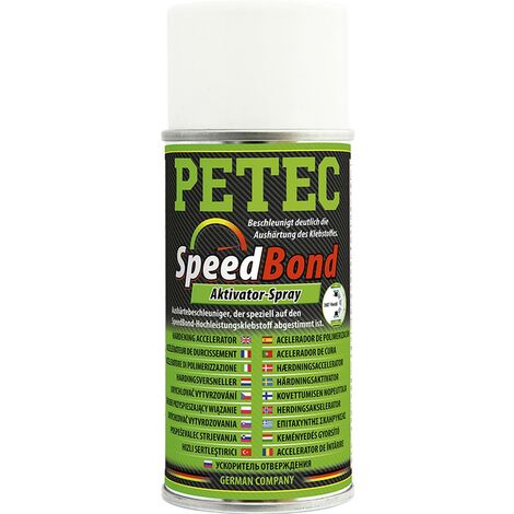 Petec Speedbond Aktivator-Spray 150 ml, zur Klebstoffaushärtung