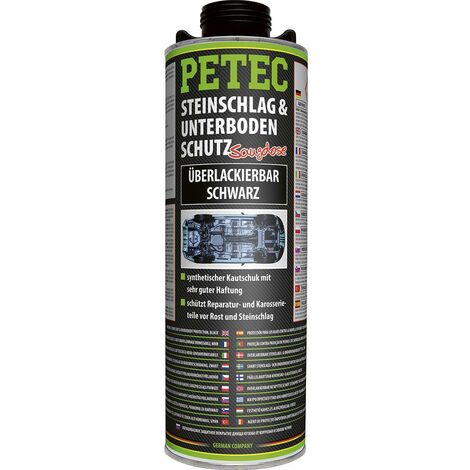 Petec Steinschlag- & Unterbodenschutz 1000 ml, Kautschukbasis Saugdose