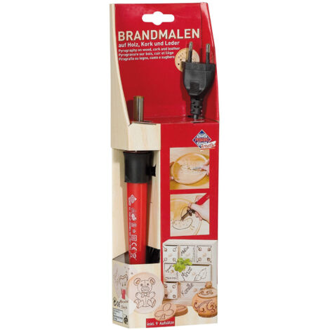PETER BAUSCH Brandmalkolben-Set mit 9 Aufsätzen Pebaro