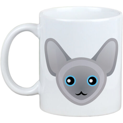 Peterbald - une tasse avec des graphismes et l'inscription de la marque Art-Dog