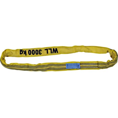 Petex 47203219 Imbracatura ad anello Carico di lavoro (WLL)=3 t Giallo EN 1492-2 DIN 1492-2