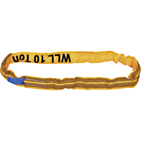 Petex 47210335 Rundschlinge Arbeitslast (WLL)=10 t Orange EN 1492-2 DIN 1492-2