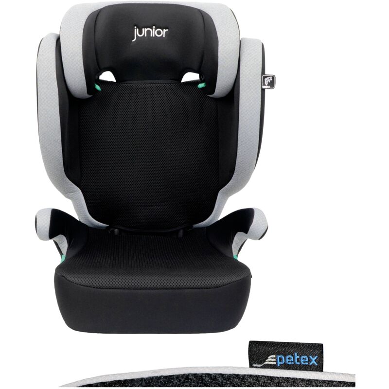 Grau - Petex Basic Plus 1601 hdpe nach ece R129 Siège bébé gris