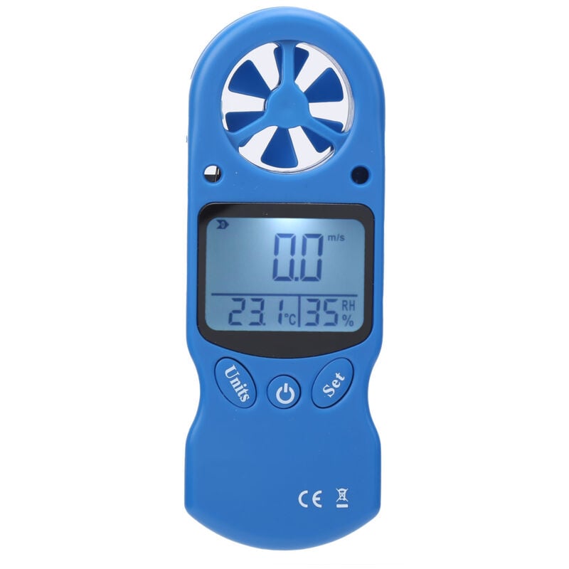 Petit anémomètre numérique portatif anémomètre 0 30m / s thermomètre