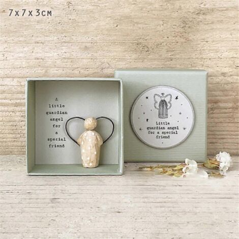 Petit ange gardien dans une boîte cadeau Ange gardien en boîte A