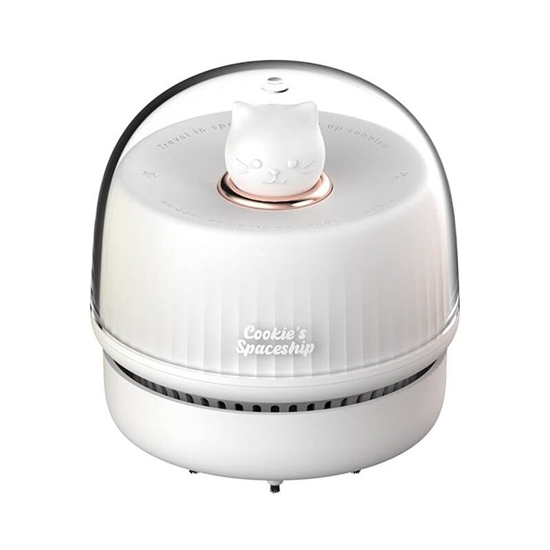 Petit aspirateur à main idéal pour nettoyer les miettes, les résidus de gomme, le clavier, le canapé, etc. Mini balayeuse de miettes de bureau
