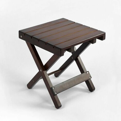 Petit banc en hêtre massif noir