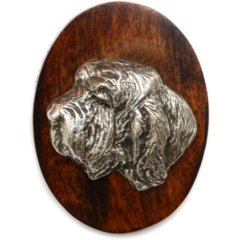 Petit Basset Griffon Vendéen, Basset Griffon Vendéen - broche d'exposition canine, clip numéro de course, badge chien par Art-Dog