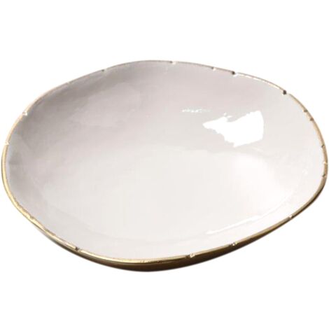 Petit bol en aluminium blanc pour une décoration moderne et élégante