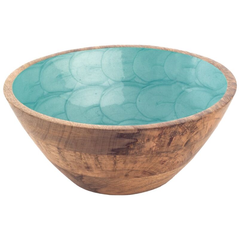 Petit bol en bois de style marin, idéal pour la décoration et le rangement dans la cuisine, 6,5 cm, design nautique