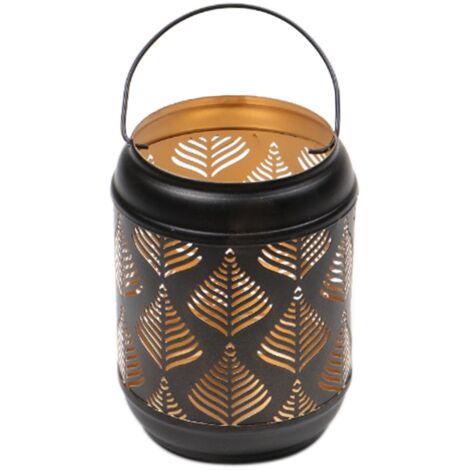 Petit bougeoir doré contemporain pour la décoration de la maison