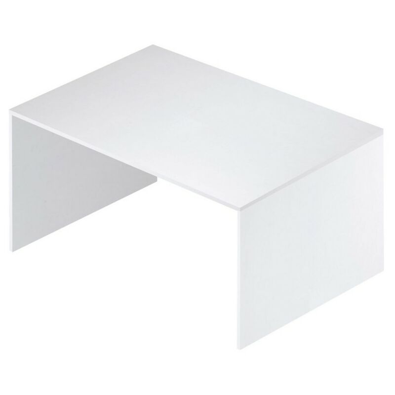 Sarmog - Petit bureau en bois blanc frêne 120x73x h73 cm