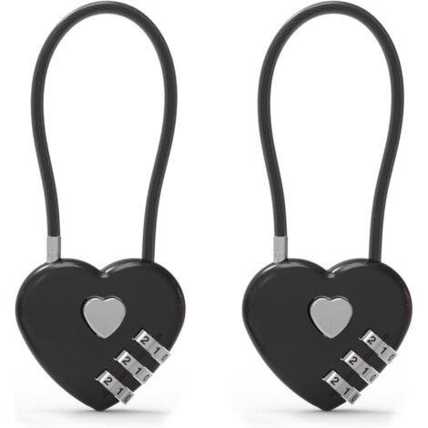 Petit cadenas à combinaison pour casier, câble antivol avec code, cadenas noir, pour bagages, casiers de salle de sport, éclair de sacs à dos, armoires